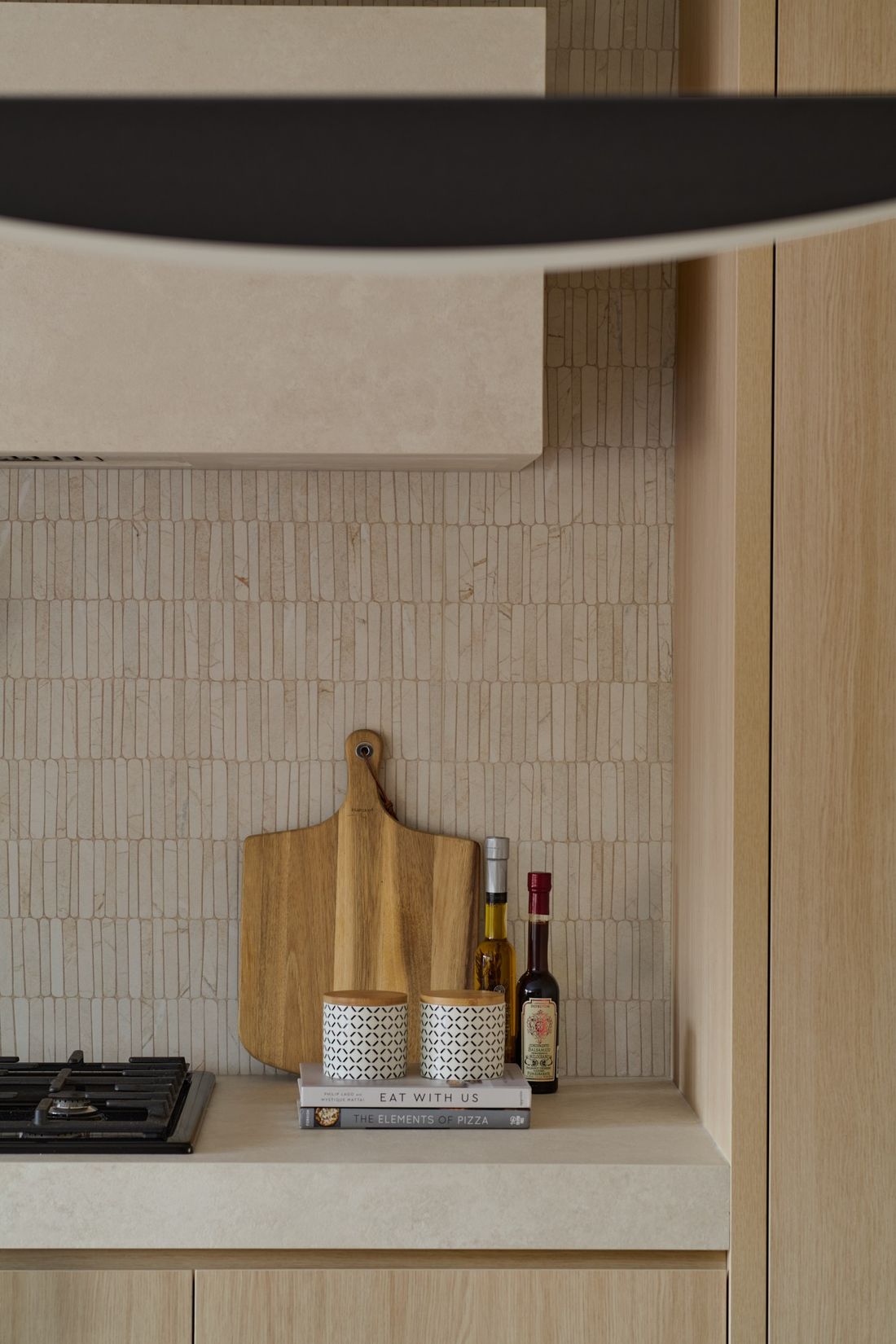 Backsplash detail — The Void — interior design by RZ Interiors