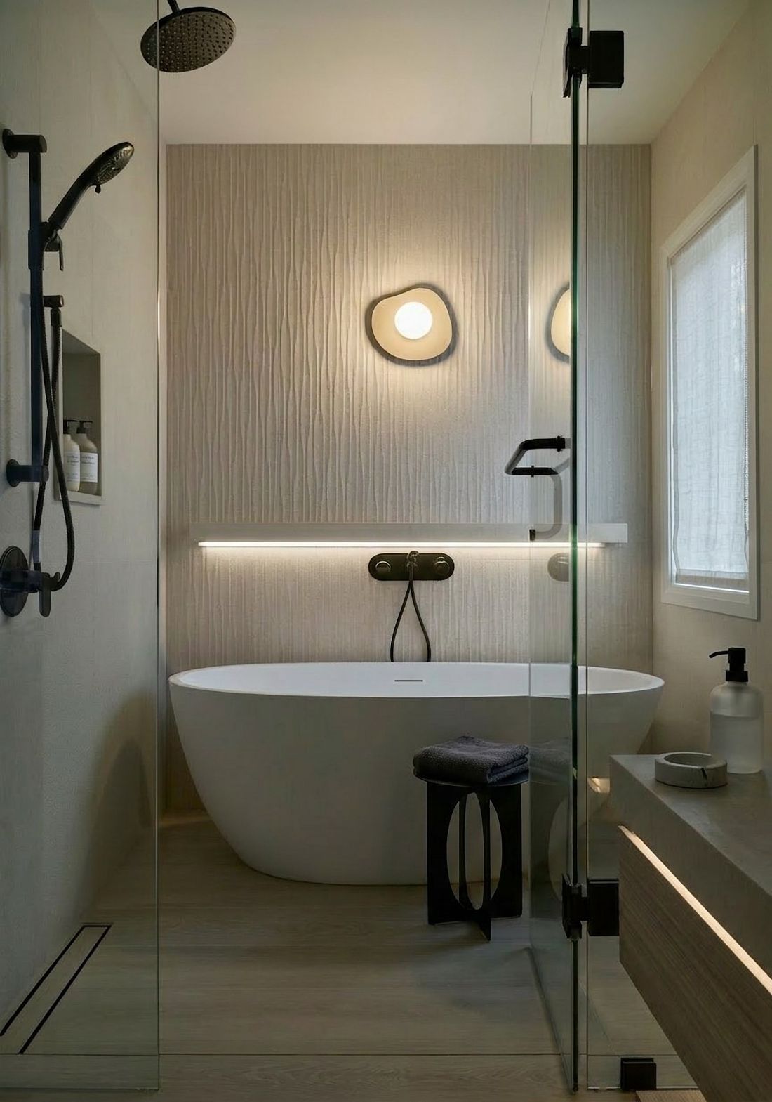 Ensuite — The Void — interior design by RZ Interiors