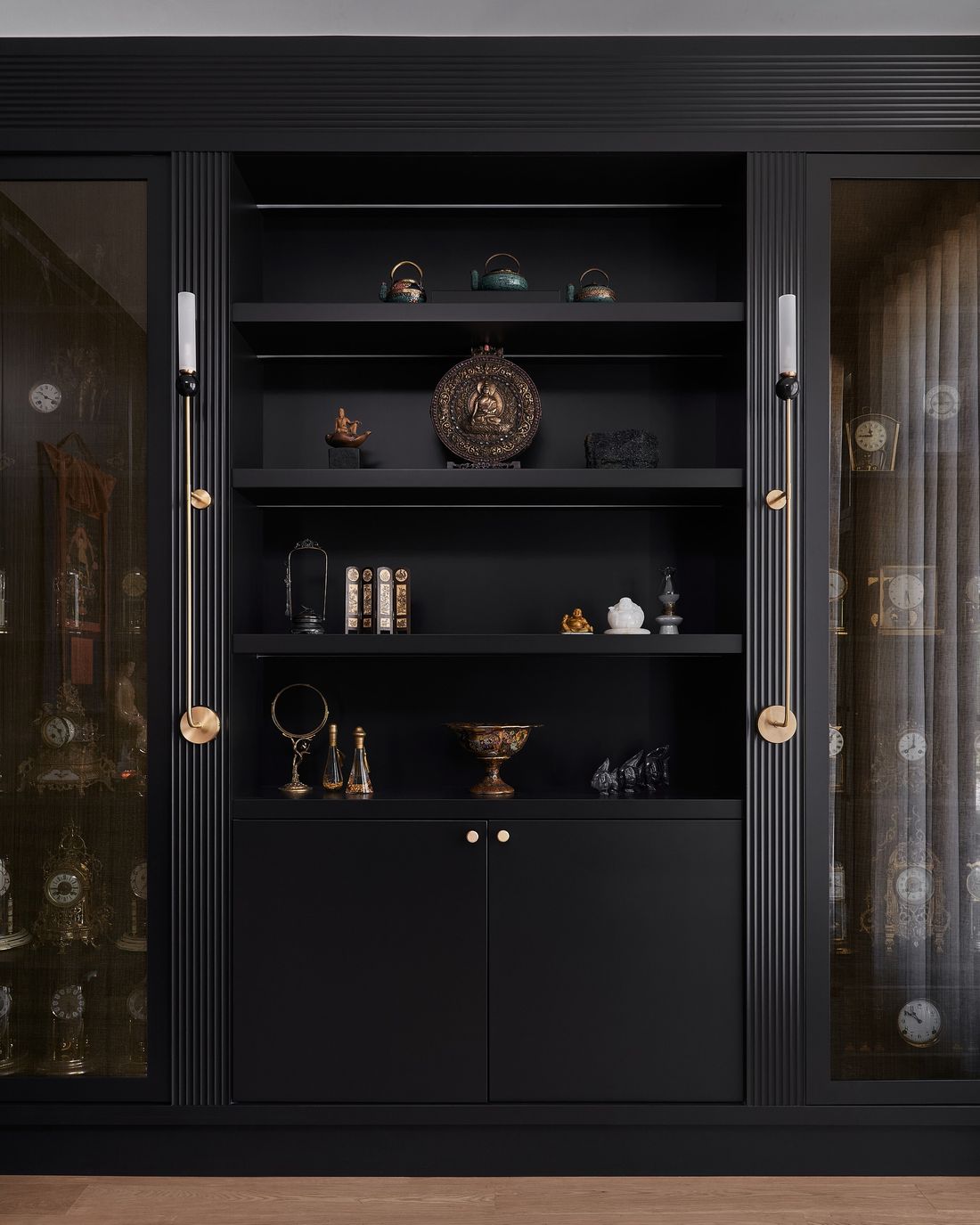 Library wall — House Number Three — interior design by RZ Interiors