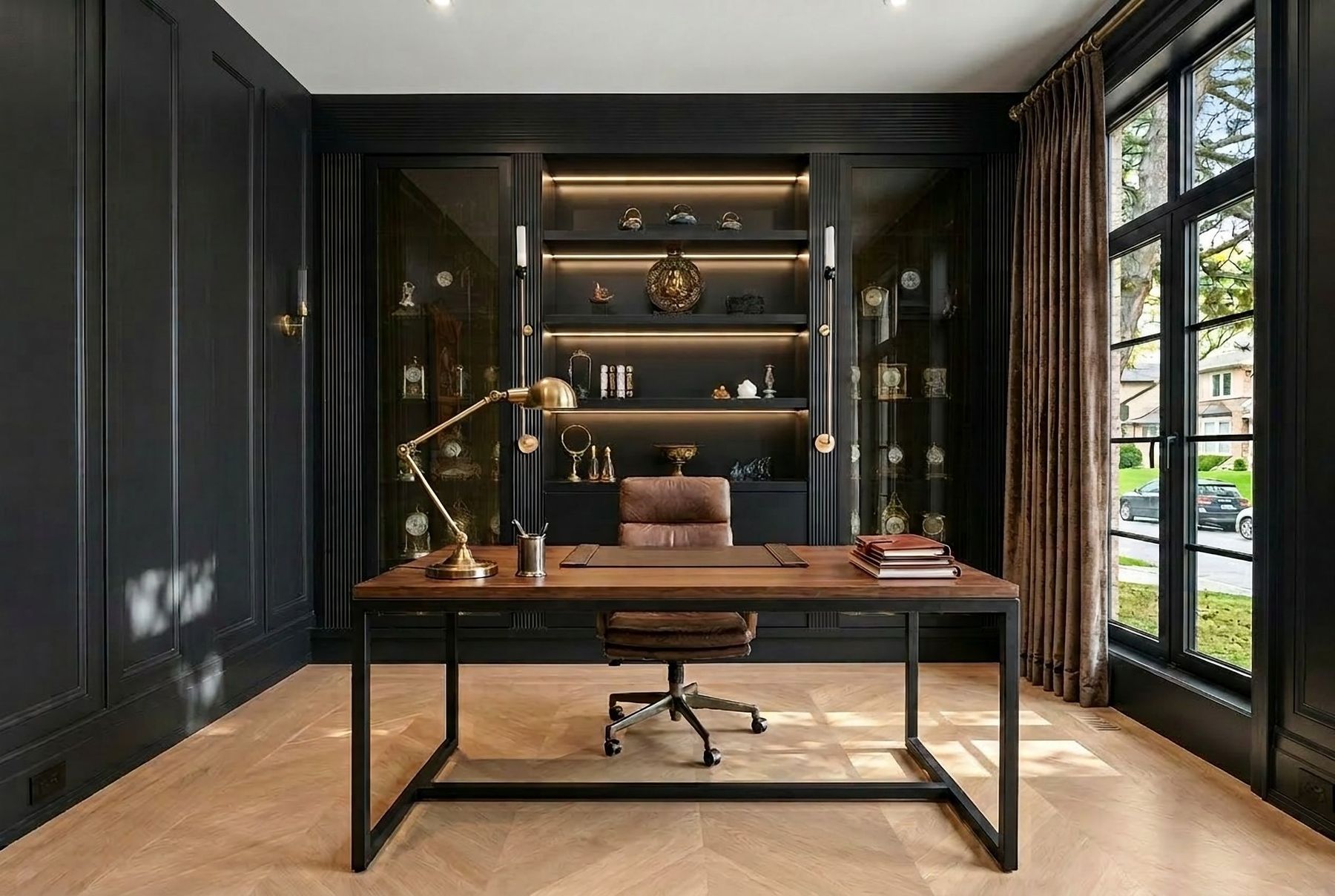 Study — House Number Three — interior design by RZ Interiors