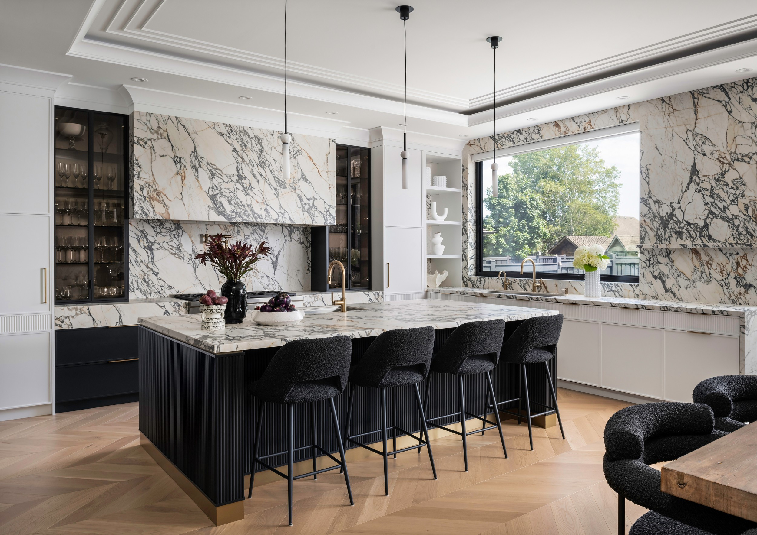 The Gathering House — Kleinburg, Vaughan · Full custom residence, interior design by RZ Interiors