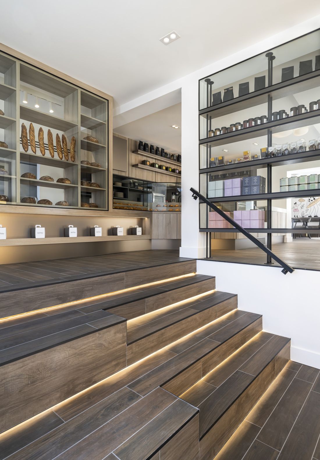 The split level — Bomou on Rosedale, Rosedale, Toronto — interior design by RZ Interiors
