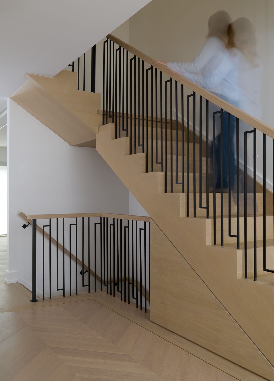 The stair — The Corner House — interior design by RZ Interiors